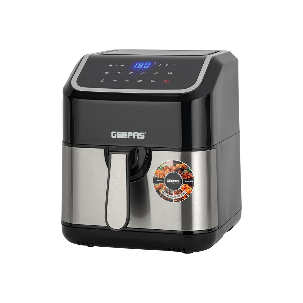 مقلاة هوائية / 5 لتر / خالية من الزيت / 10 أوضاع طهي