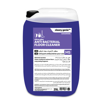 منظف أرضيات مضاد للبكتيريا M5 | برائحة الحمضيات والصنوبر ٢٥ لترًا