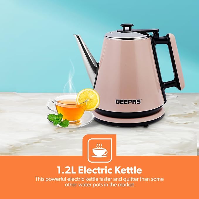 غلاية كهربائية بطبقة مزدوجة/1.2 لتر