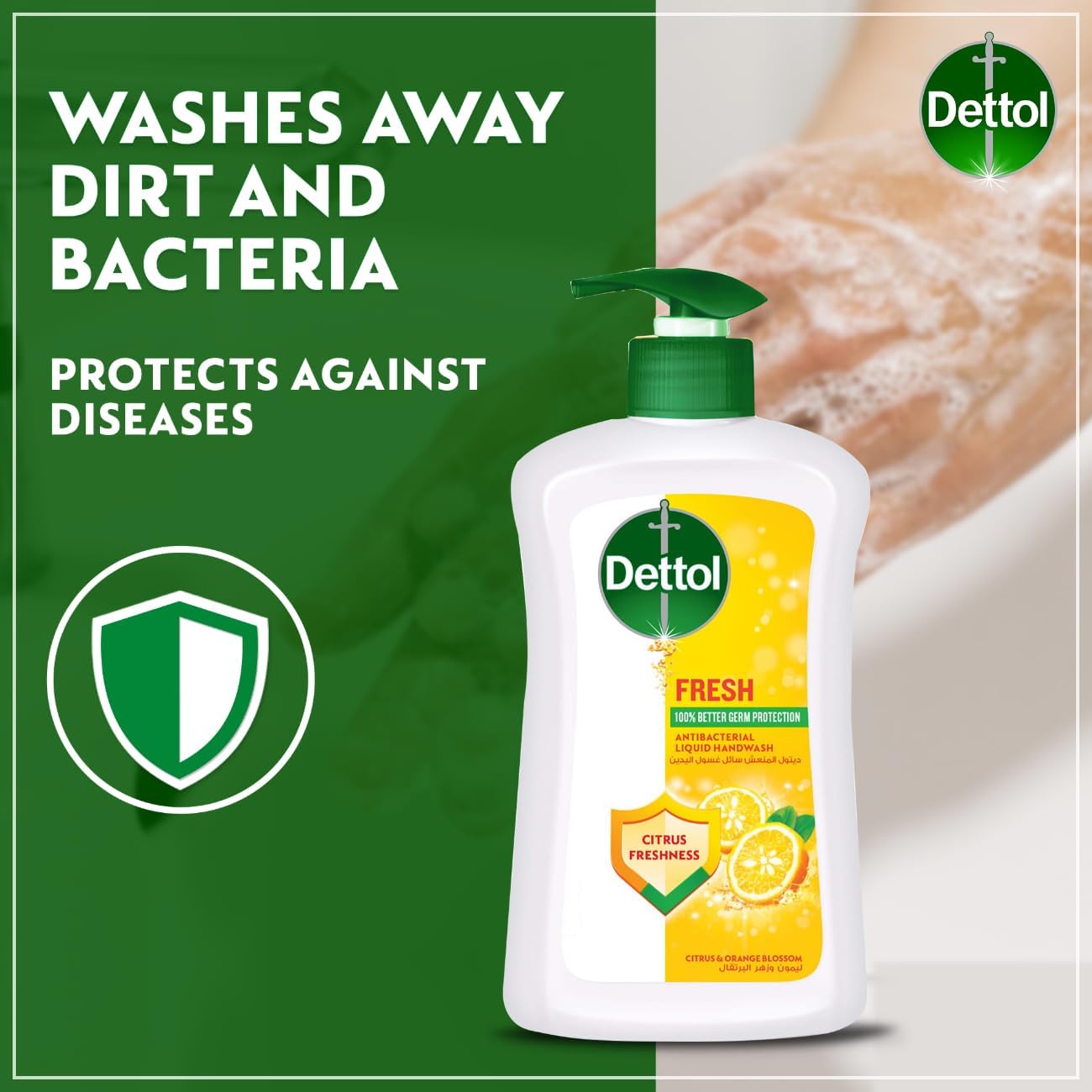 Dettol Hand Wash Fresh 400ML