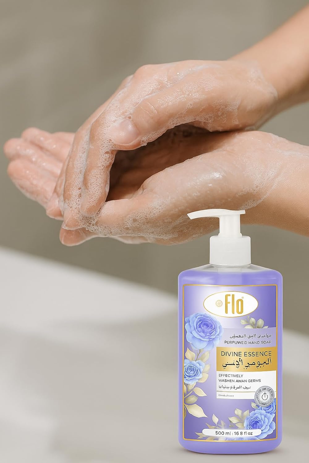 FLO Hand Wash Divine Essence 500ml-Pack of 12