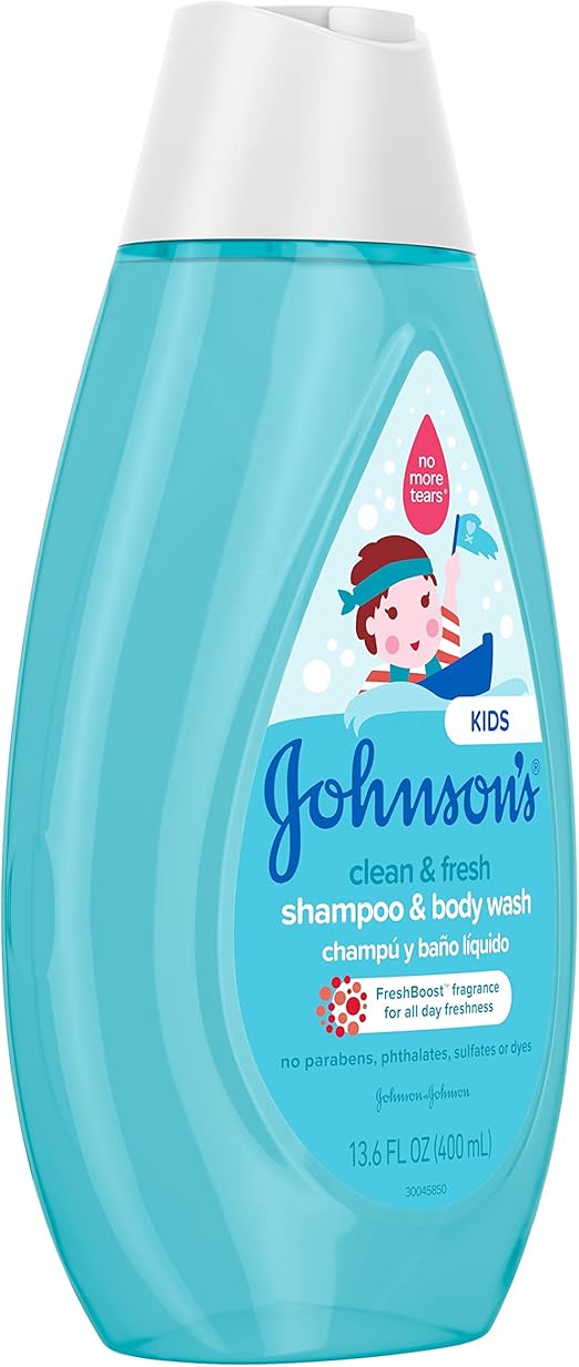 Johnson- Clean & Fresh Shampoo & Body Wash (400 ml) 13.6 fl oz.