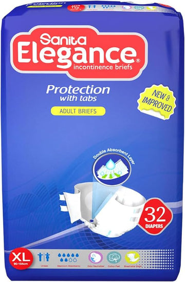 Adult Diaper ELG HFL MEG XL 32 pcs