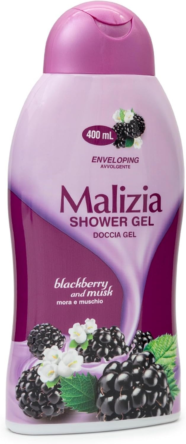 Malizia Shower Gel Blackberry & Musk 400ml