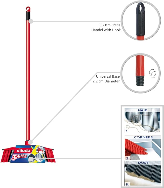 Vileda 3 Action Broom