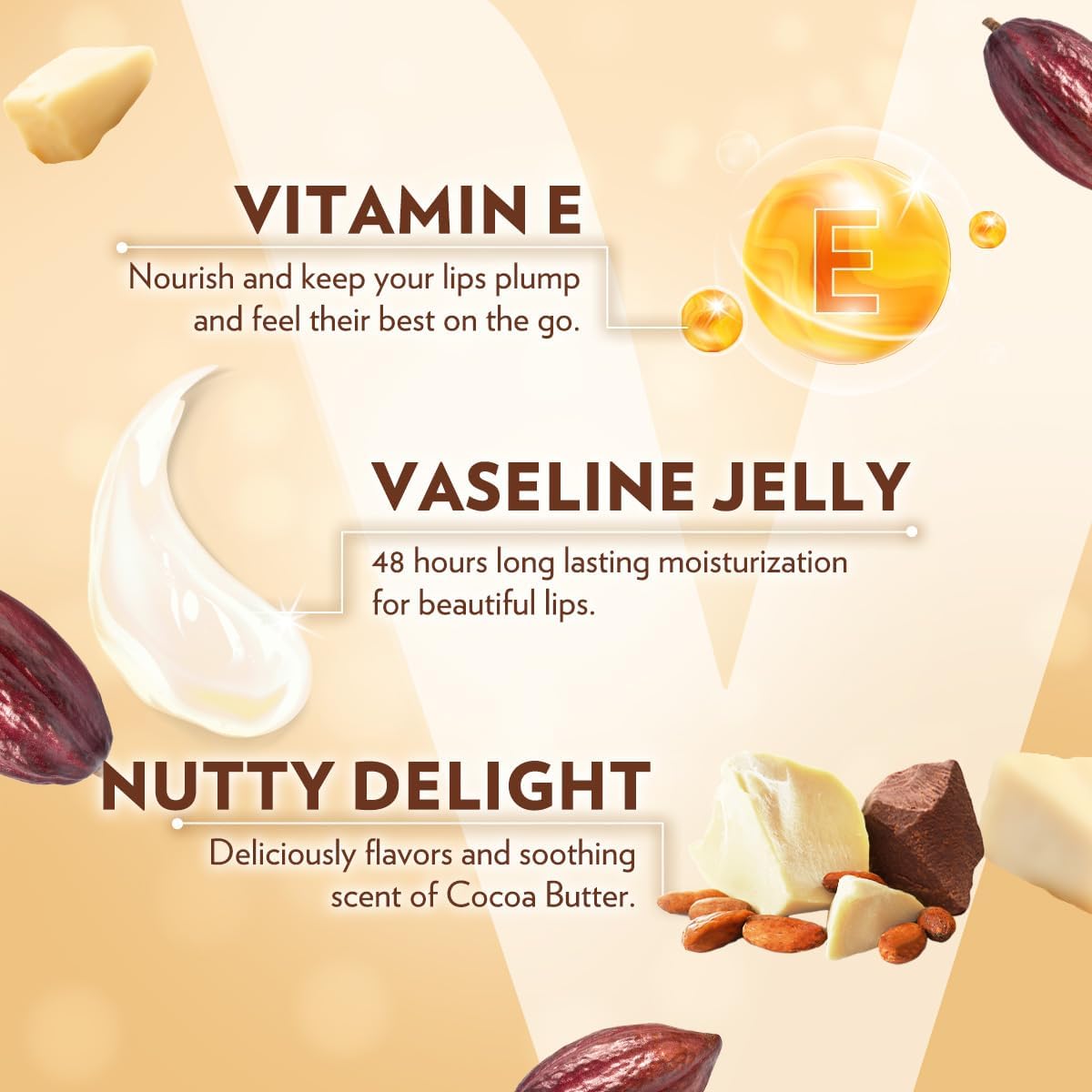 Vaseline Lip Care Cocoa Butter 4.8g