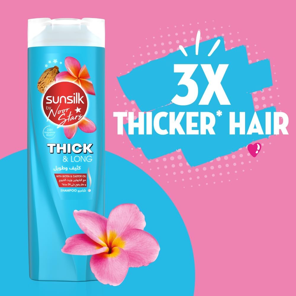 SunSilk Shampoo Thick & Long 400ml