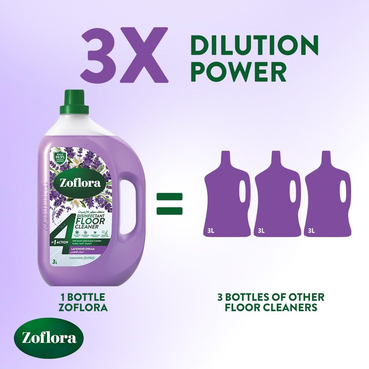 زوفلورا لافندر دريم 3 لتر مخفف