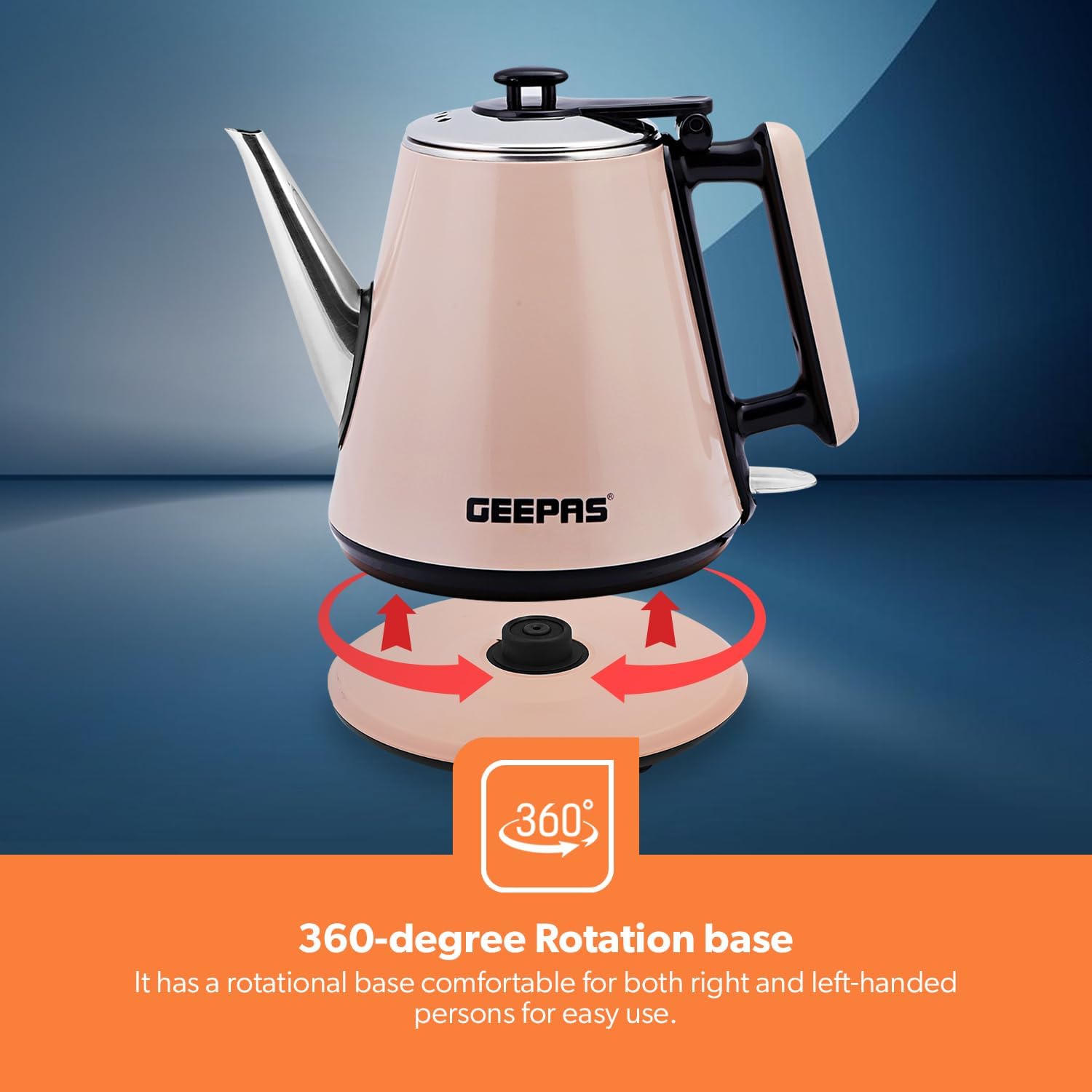 غلاية كهربائية بطبقة مزدوجة/1.2 لتر