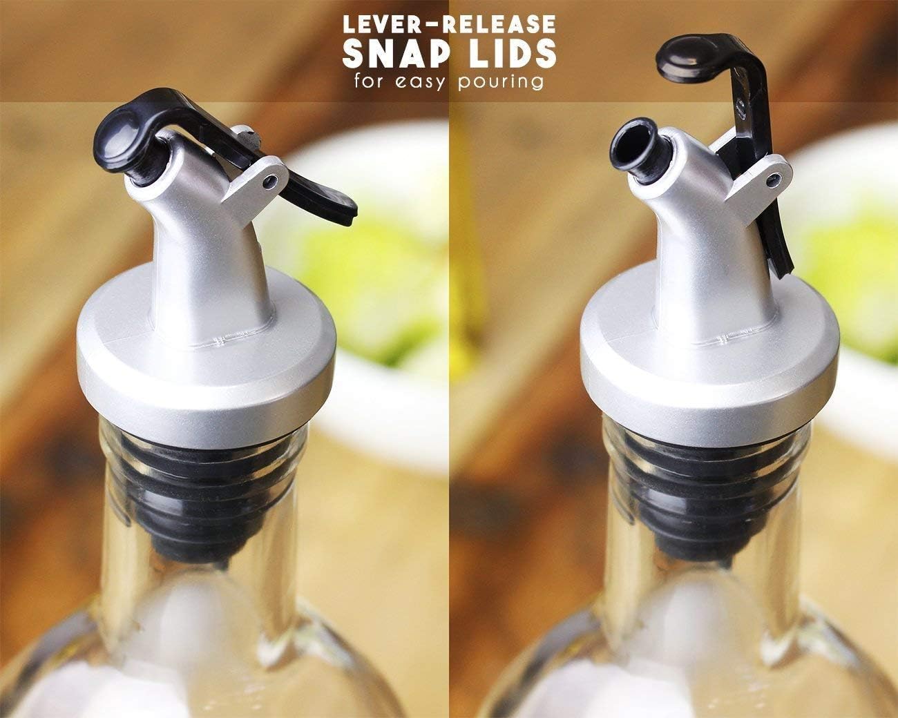 Glass Oil Pot 2 Pcs Set