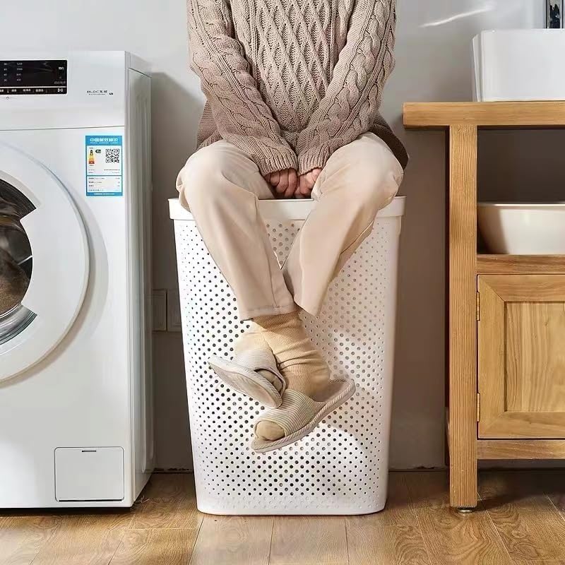 Laundry Basket932-1-White 50L