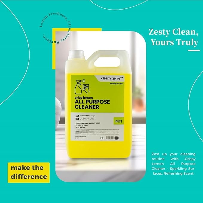 All Purpose Cleaner M11 | Crisp Lemon 5L | Pack of 4