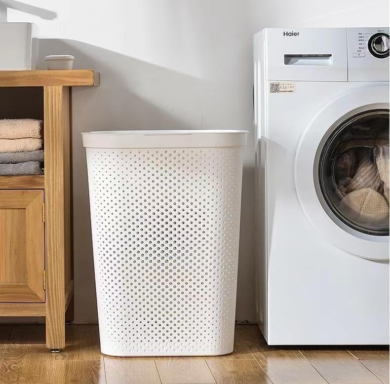 Laundry Basket932-1-White 50L