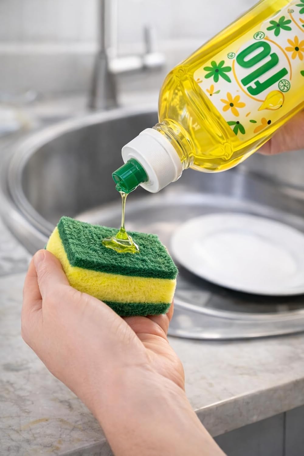 FLO Concentrated Dishwash Citrus Crest 1L-Pack of 12