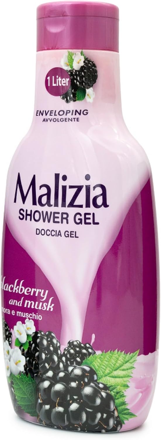 جل استحمام ماليزيا برائحة التوت الأسود والمسك 1000 مل