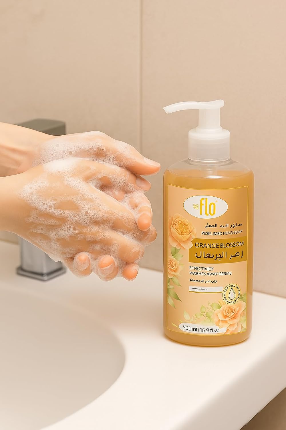 FLO Hand Wash Orange blossom 500ml-Pack of 12