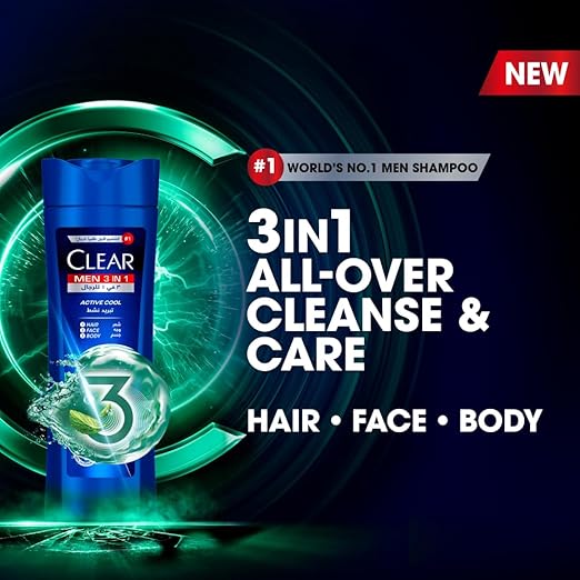 Clear Shampoo Active Cool 400ML