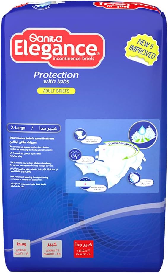 Adult Diaper ELG HFL MEG XL 32 pcs