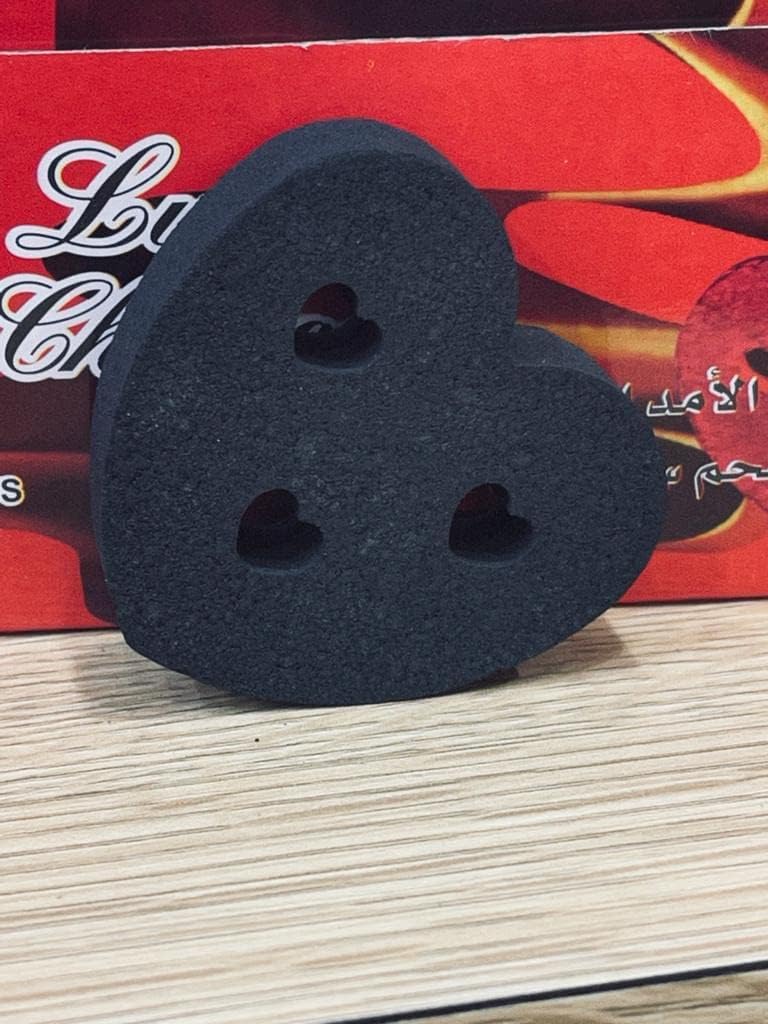 Lucky Charcoal Heart 50MM
