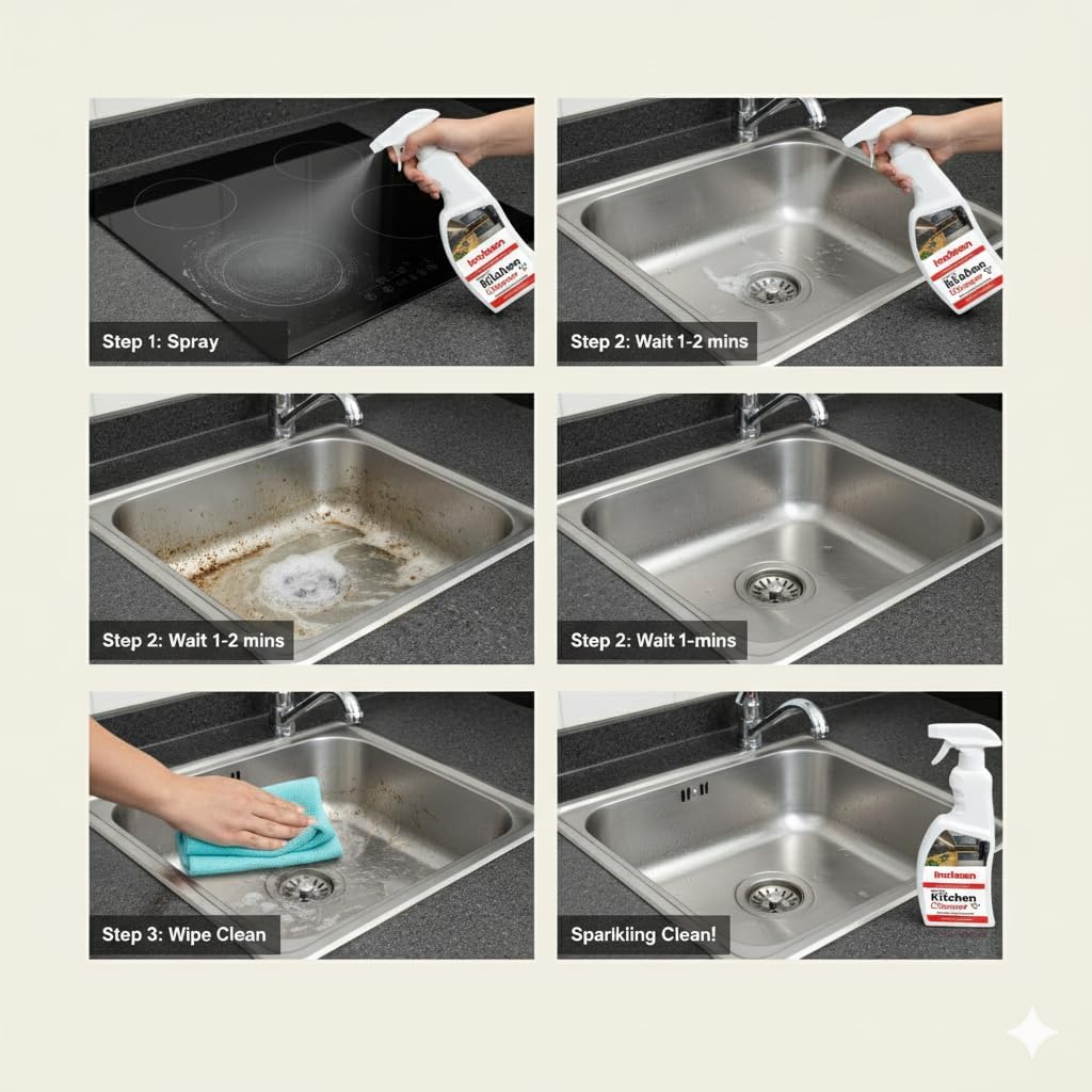 Incleen APC 500ml + Kitchen Cleaner 500ml