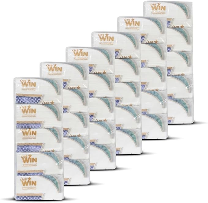 WIN SOFT FACIAL TISSUE NYLON PACK 600 SHEETS 2 PLY PACK OF 30