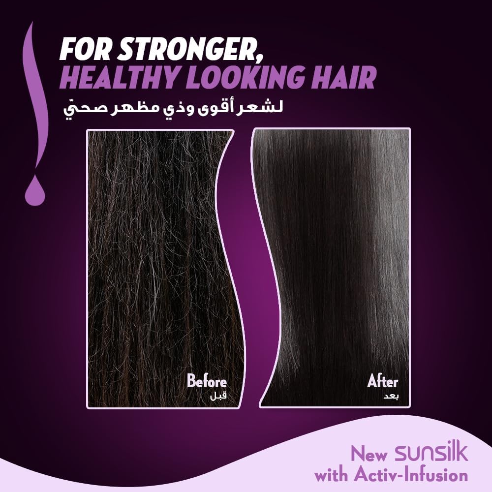SunSilk Shampoo Stunning Black Shine 400ml