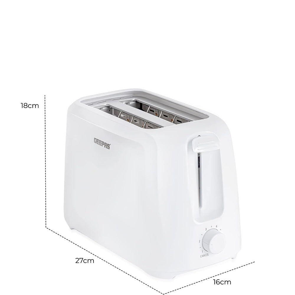 2 Slice Bread Toaster/crumb tray 700w