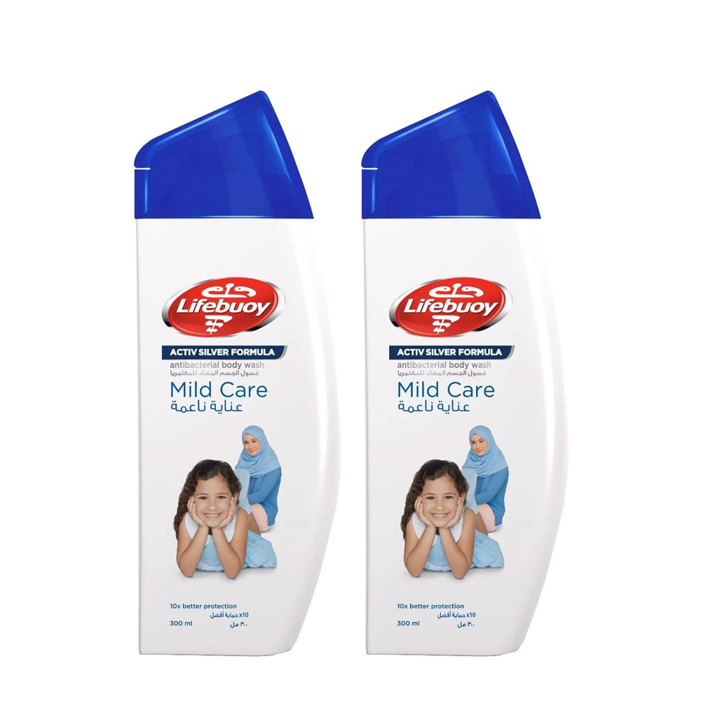 Lifebuoy Body Wash Mild Care 300ml (Twin Pack)