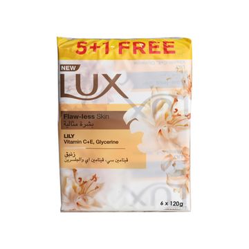 Lux Beauty Soap Flaw-Less Skin 120gm (6 pcs)