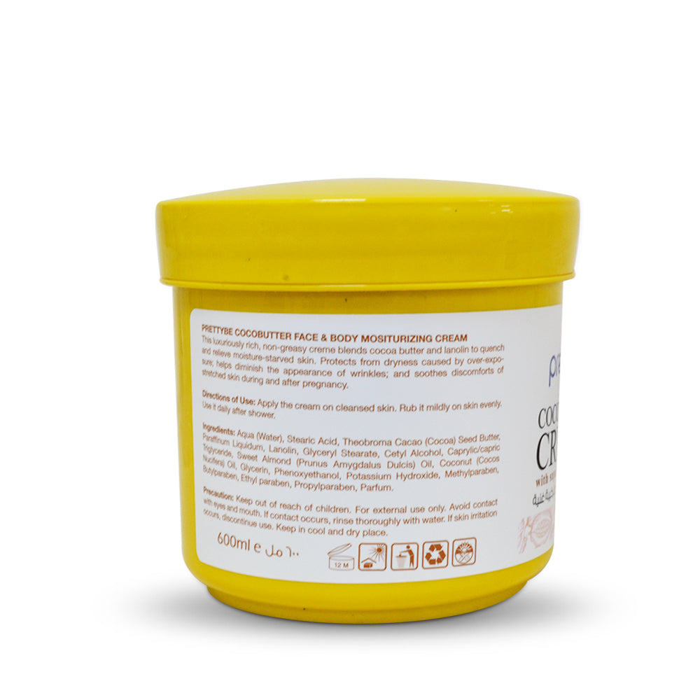 كريم مرطب جميل-زبدة جوز الهند-
600 مل (J&C)