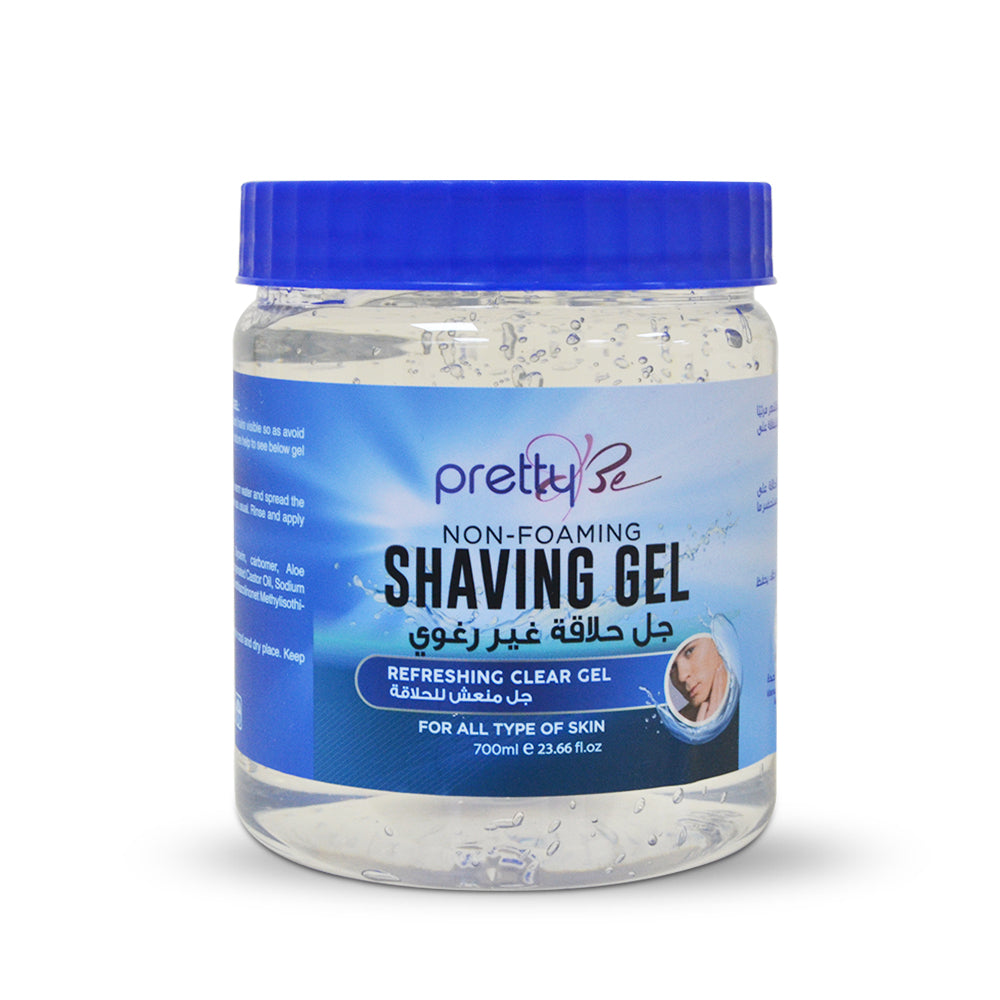 PRETTY BE-SHAVING GEL-NATURAL-700ML(J&C)