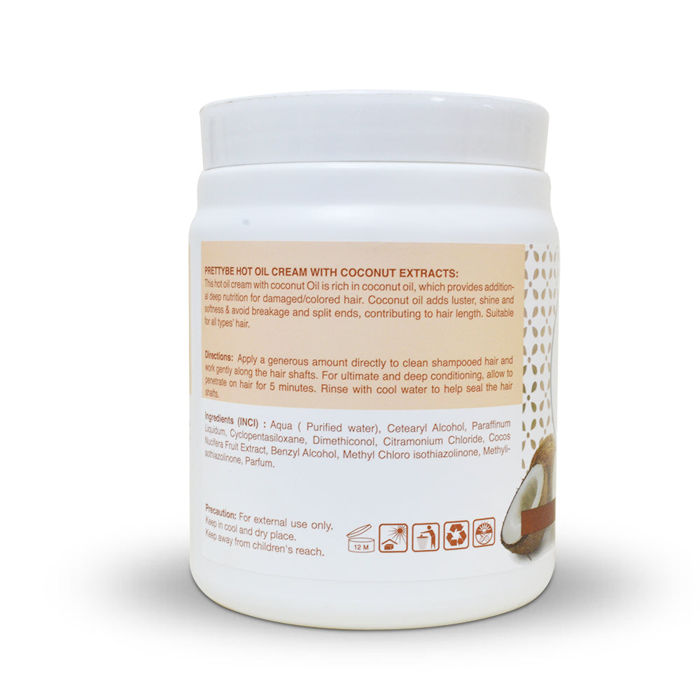 بريتي كريم زيت ساخن-جوز الهند-1000مل