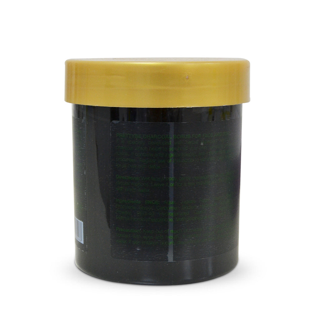 PRETTY BE-FACIAL SCRUB-CHARCOAL-500ML