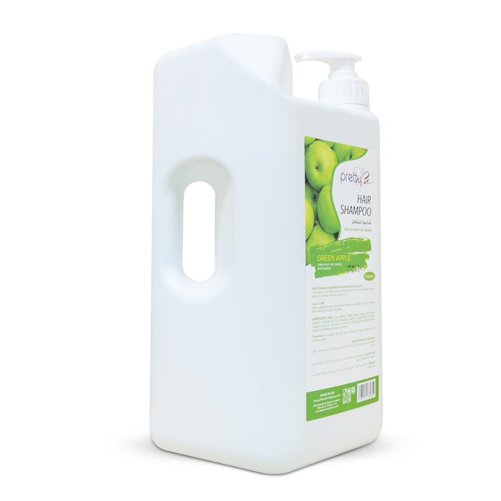 PRETTY BE-HAIR SHAMPOO-GREEN APPLE-5L