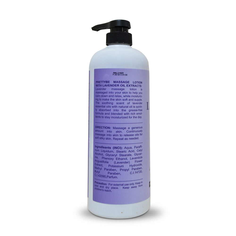 PRETTY BE-MASSAGE LOTION-LAVENDER-1000ML