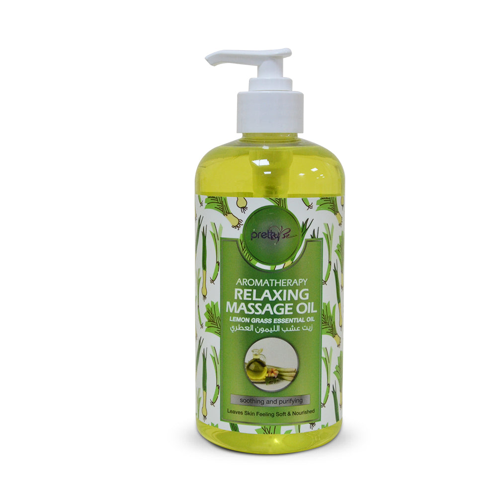 PRETTY BE-MASSAGE OIL-LEMON GRASS-500ML(B&P)