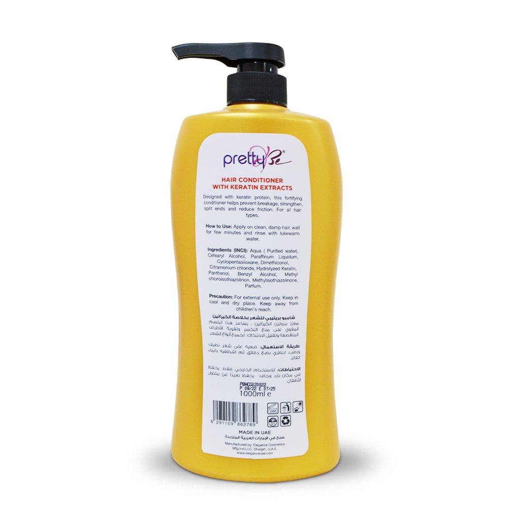 PRETTY BE-HAIR CONDITIONER-KERATIN-1000ML
