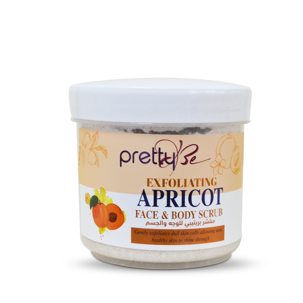 مقشر الوجه والجسم بريتي-مشمش-550مل