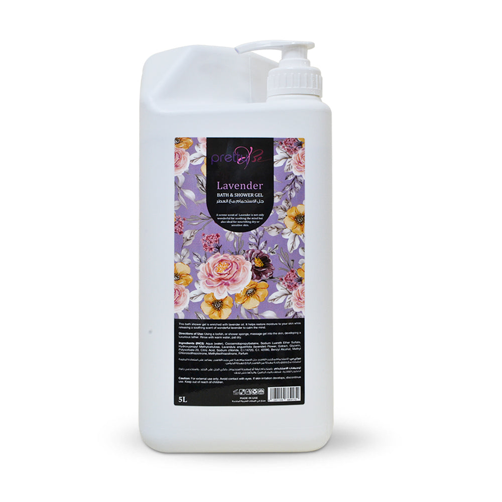 PRETTY BE-SHOWER GEL-LAVENDER-5L(G&P)