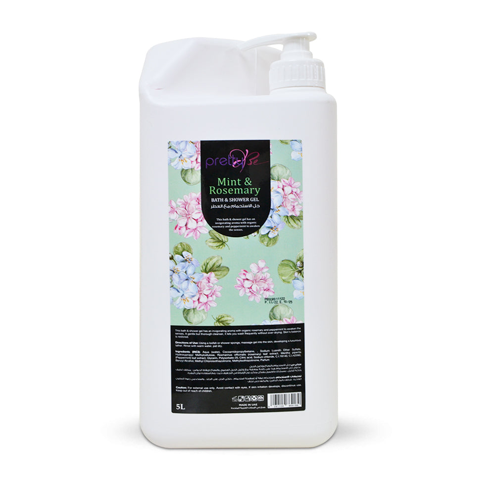 PRETTY BE-SHOWER GEL-MINT&ROSEMARY-5L