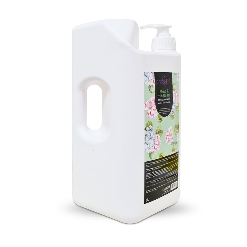 PRETTY BE-SHOWER GEL-MINT&ROSEMARY-5L