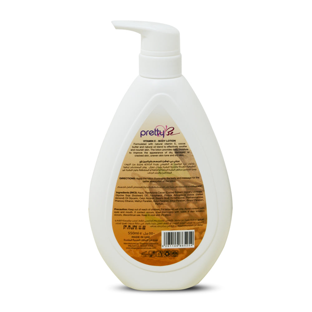 Pretty Be Moisturising And Nourishing Vitamin E Lotion 550ML