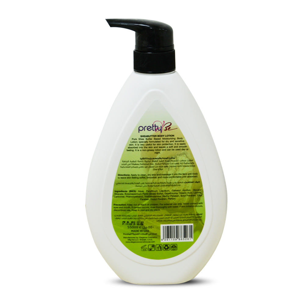 Pretty Be Moisturising And Nourishing Shea Butter Lotion 550ML