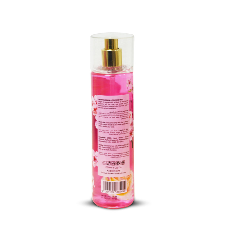 Pretty Be Perfumed Body Mist Cherry Blossom   & Tea Rose  250ML