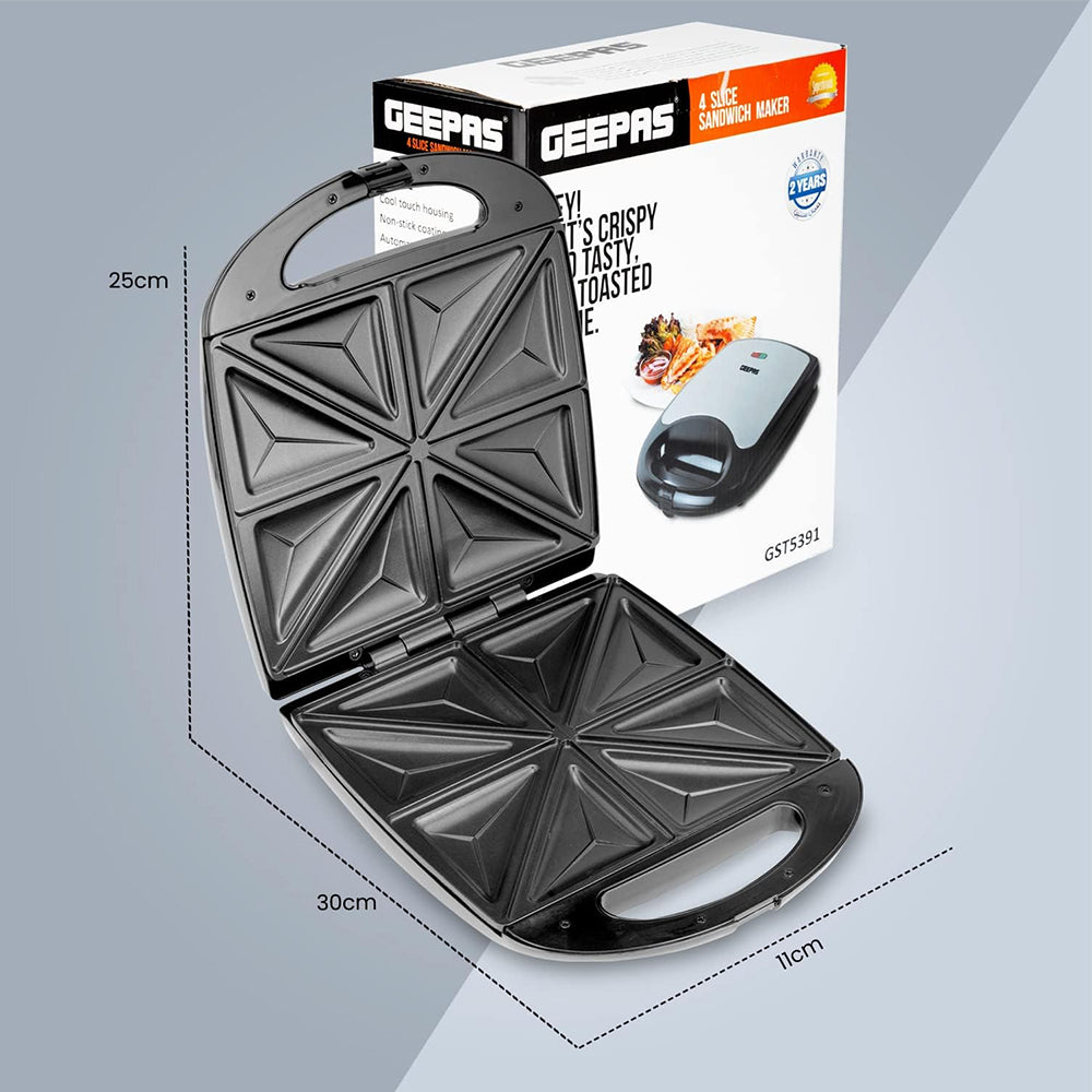 4Slice Sandwich Maker/Ns Heatng Plate