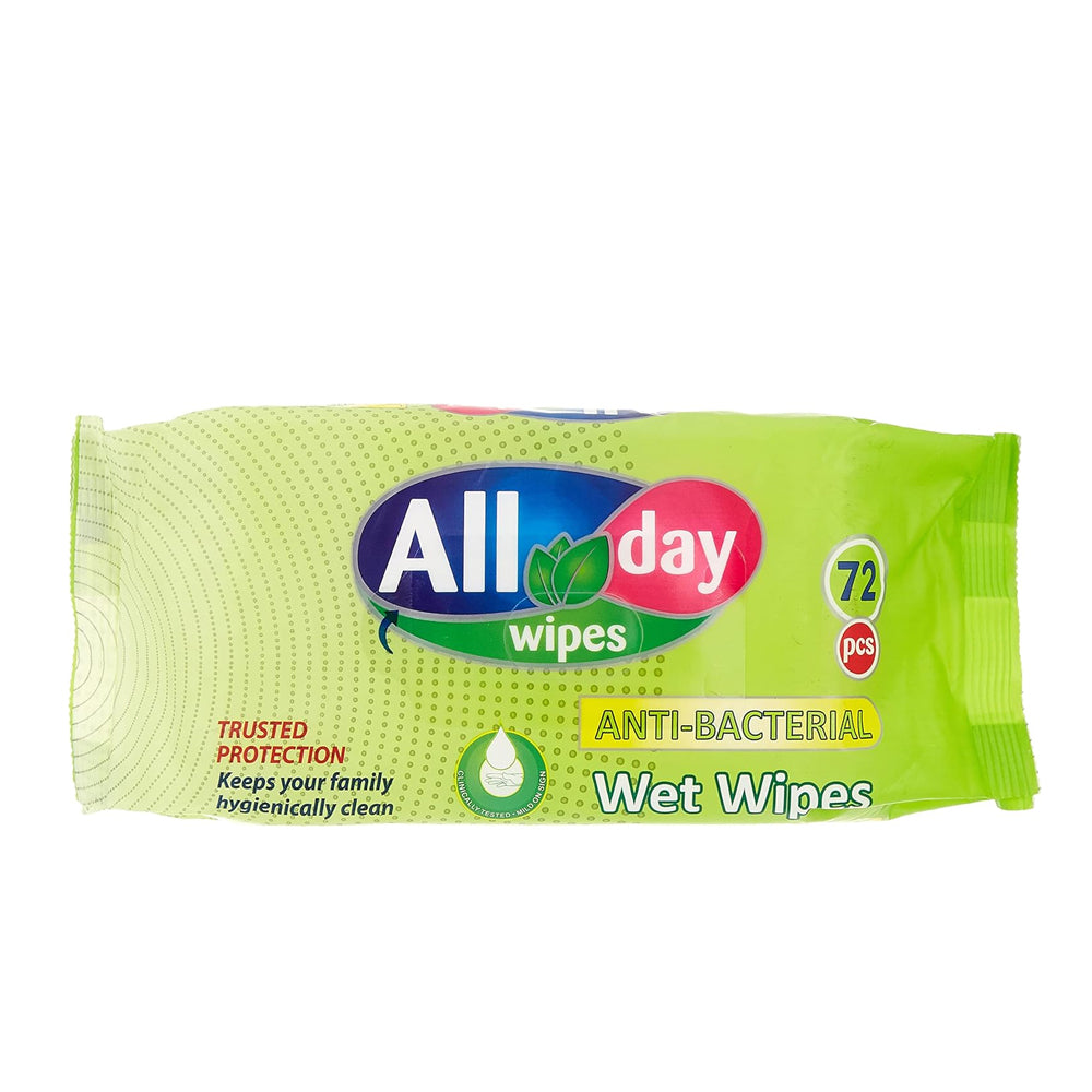 All Day Anti Bacterial 72s