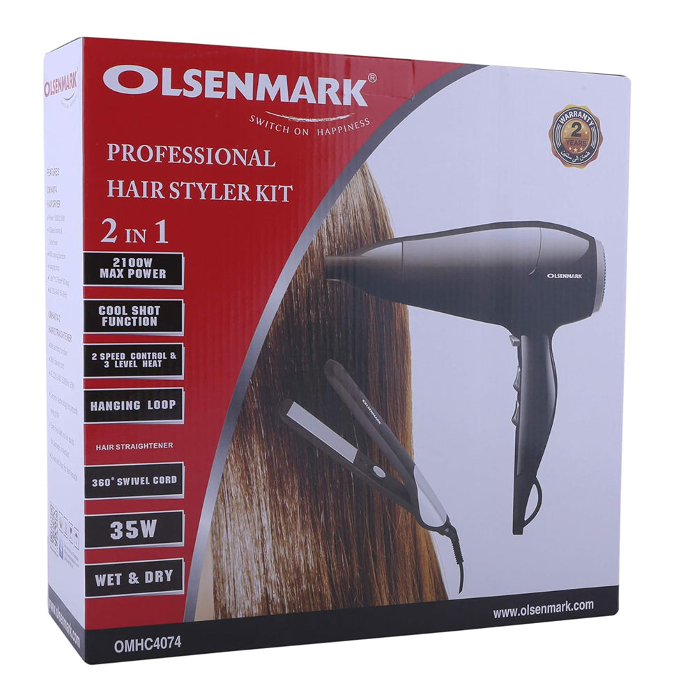 2 In 1 Professional Hair Styler Kit