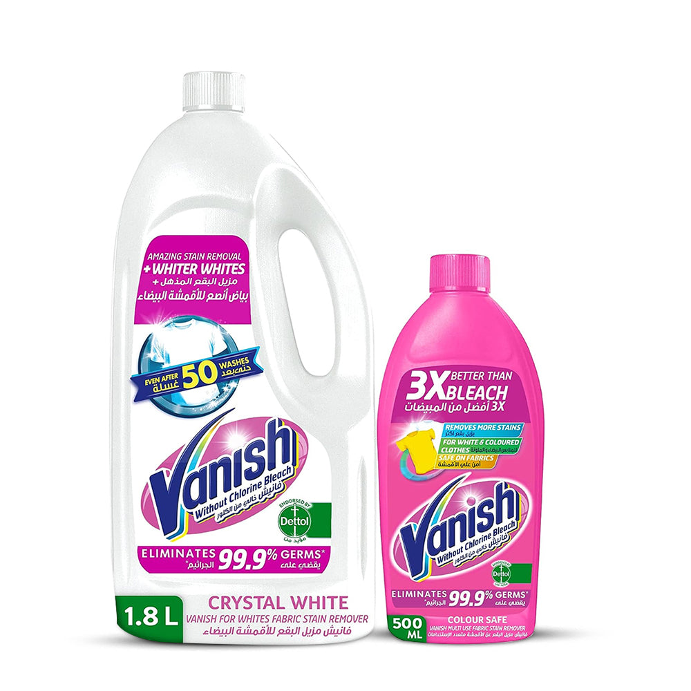 Vanish White Liquid 1.8L +Pink 500ML
