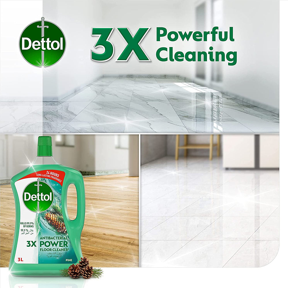 Dettol Multipurpose Floor Cleaner 3L Pine