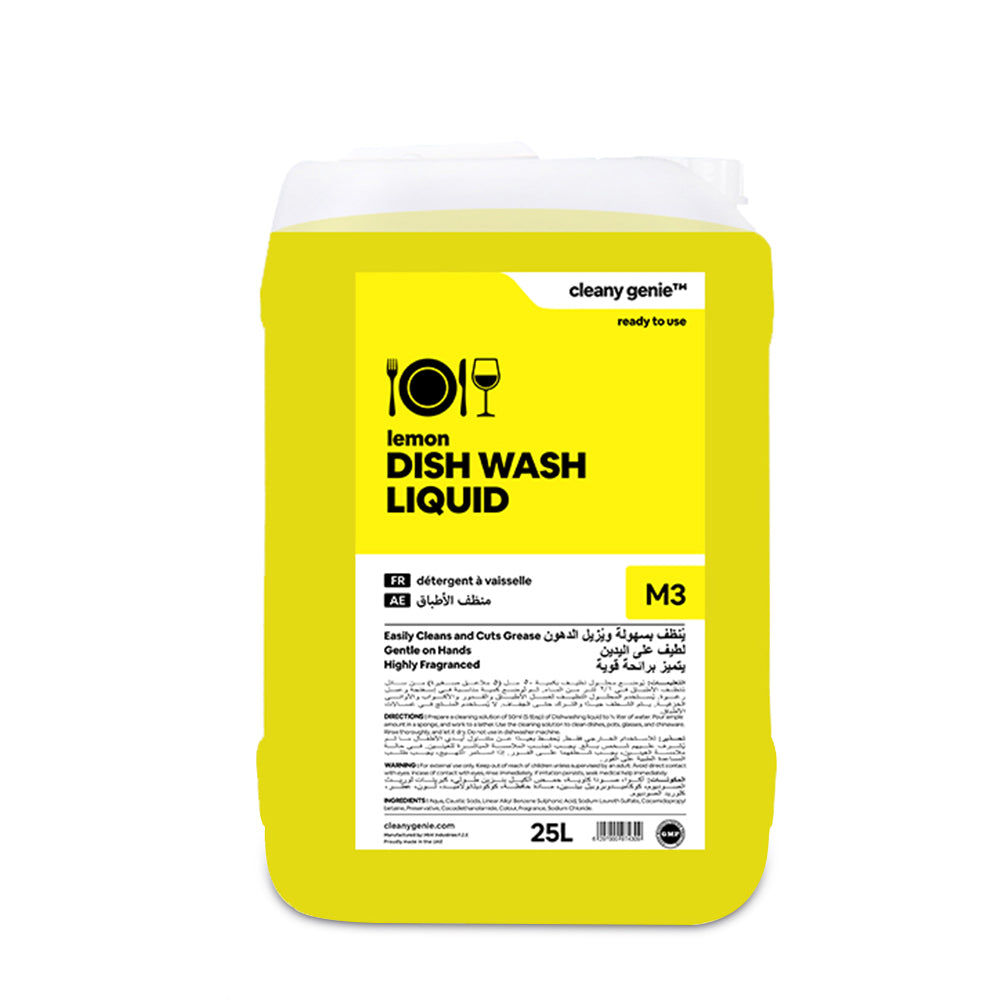 سائل غسيل الأطباق إم 3 25 لتر بقشر الليمون